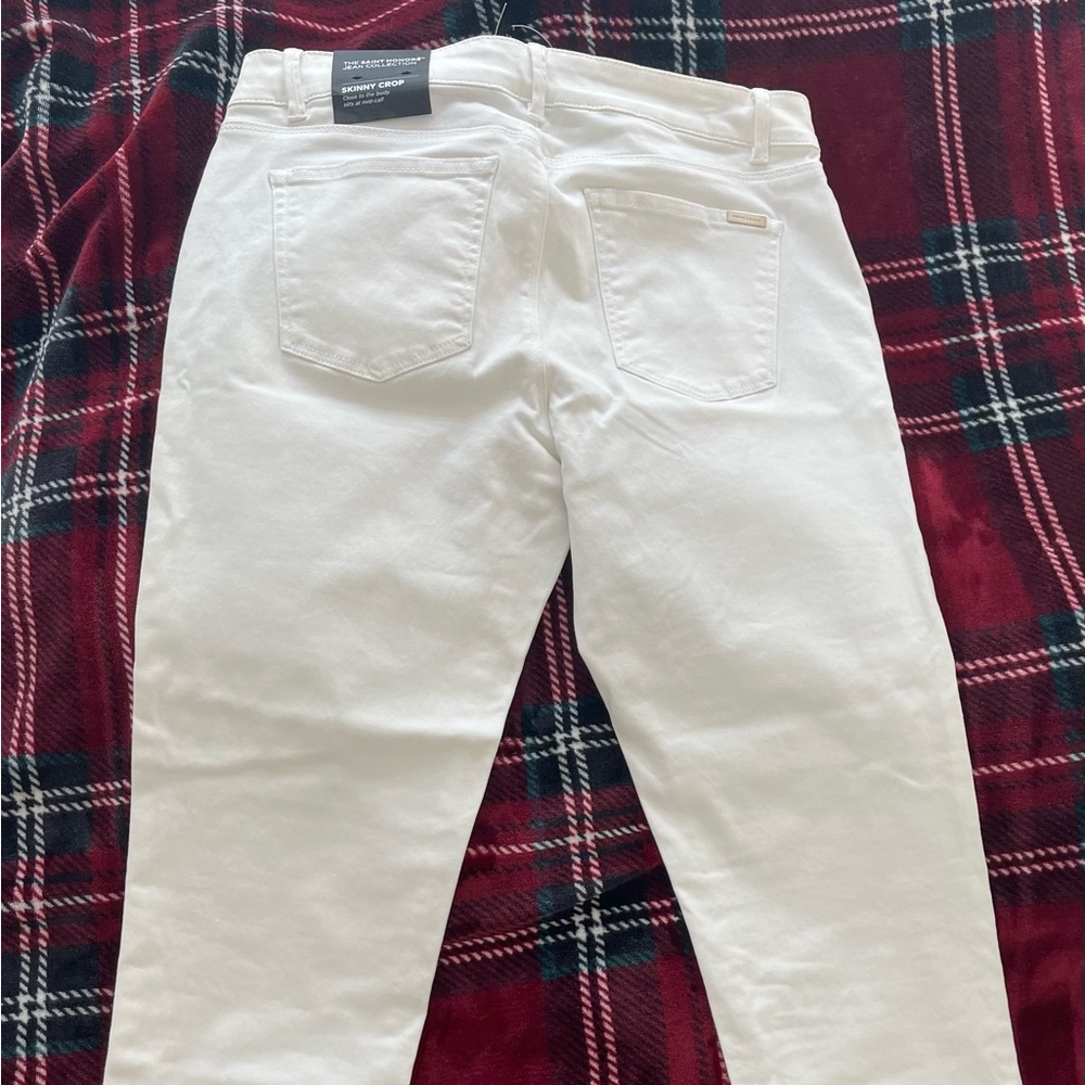 White Skinny Crop Pants,                    White House Black Market